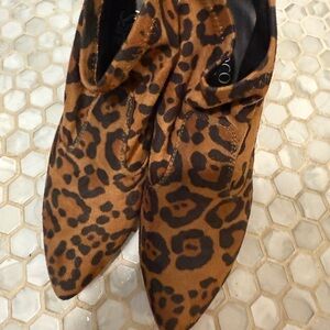 Franco Sarto Leopard Print Heels